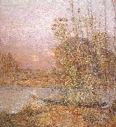 Childe Hassam Late Afternoon Sunset USA oil painting artist